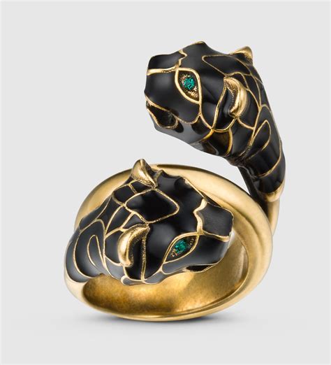 gucci mens tiger ring|Gucci tiger head crystals.